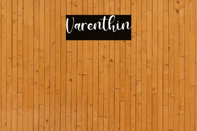 Varenthin Example 1