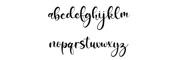 Varenthin Font LOWERCASE
