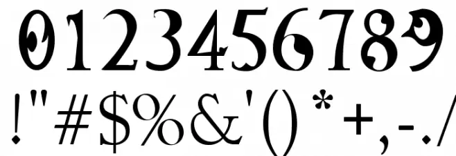 Varetix Font OTHER CHARS