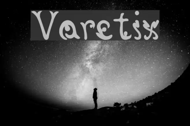 Varetix Font examples