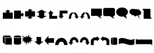 VariShapes Solid Polices MAJUSCULES