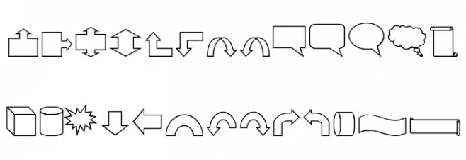 VariShapes 字体 大写
