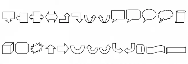 VariShapes Fuentes MINÚSCULAS