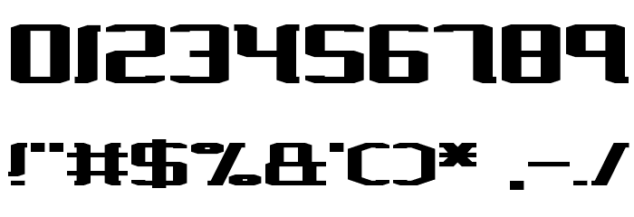 Variance BRK Font OTHER CHARS