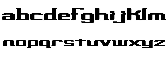 Variance BRK Font LOWERCASE
