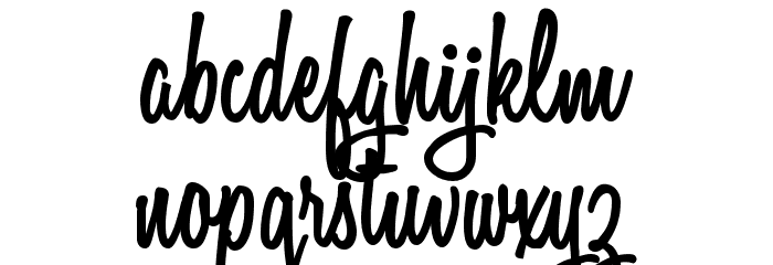 Variane Script Font LOWERCASE