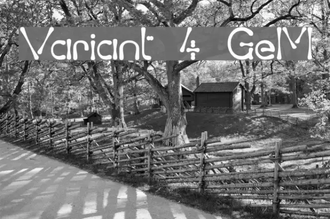 Variant 4 GeM Font examples