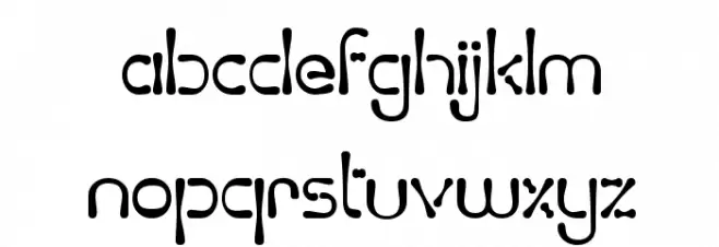 Variant 4 GeM Schriftart Kleinbuchstaben