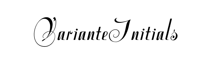 VarianteInitials  baixar fontes gratis