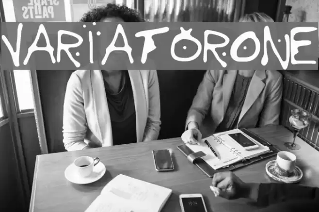 VariatorOne Schriftart examples