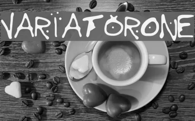 VariatorOne Schriftart examples