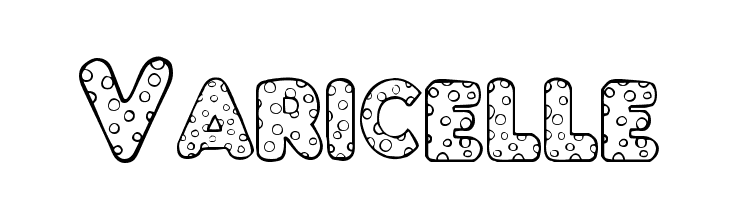 Varicelle Font