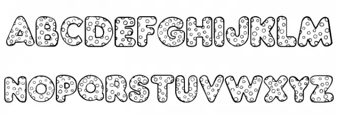 Varicelle Schriftart Groß