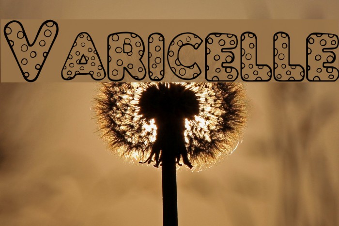 Varicelle Font examples