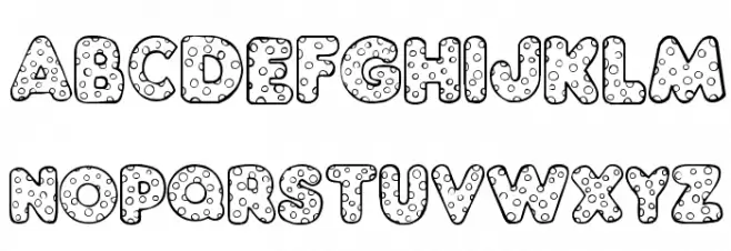 Varicelle Font Litere mici