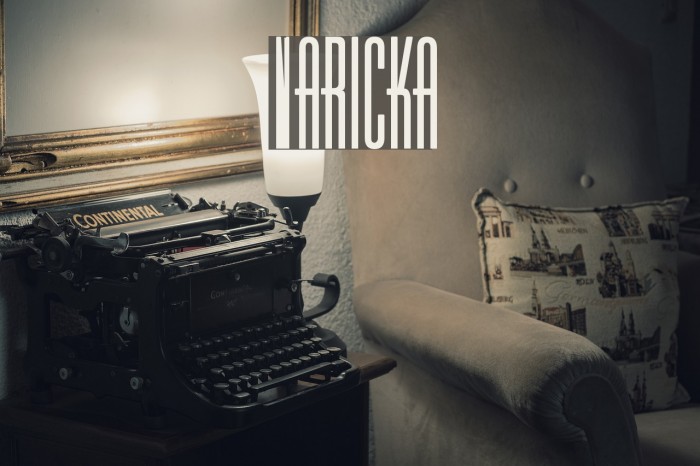 Varicka Font examples