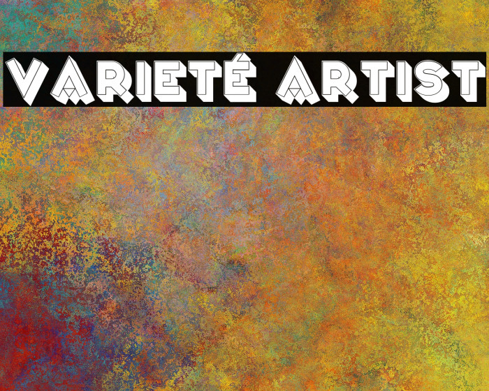 Varieté Artist Font examples