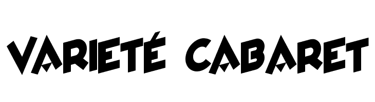 Varieté Cabaret  Free Fonts Download