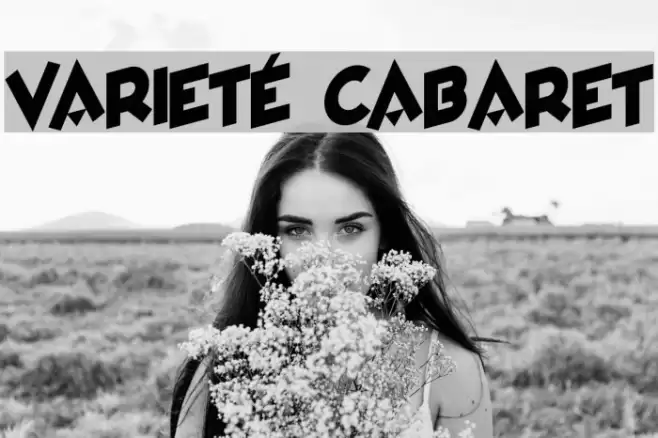 Varieté Cabaret Font examples