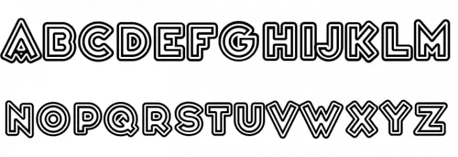 Varieté Cascadeur フォント 大文字