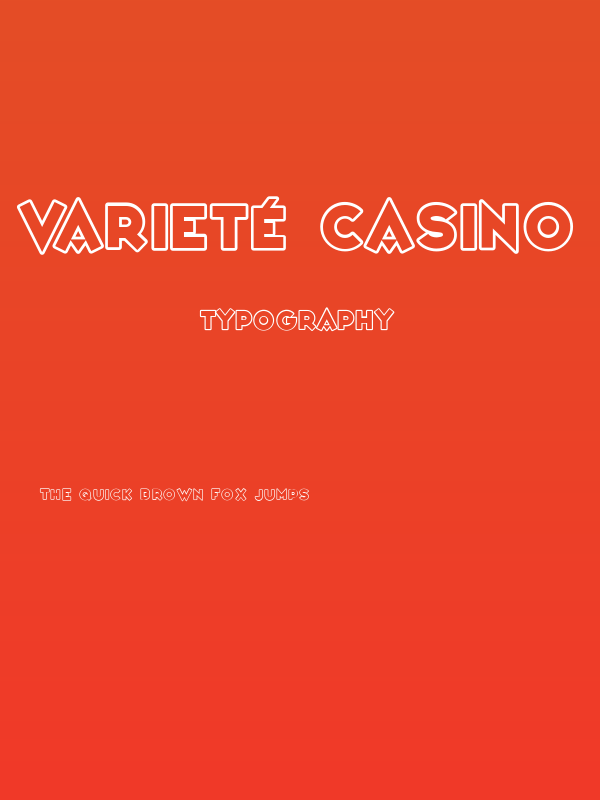 Varieté Casino Poster