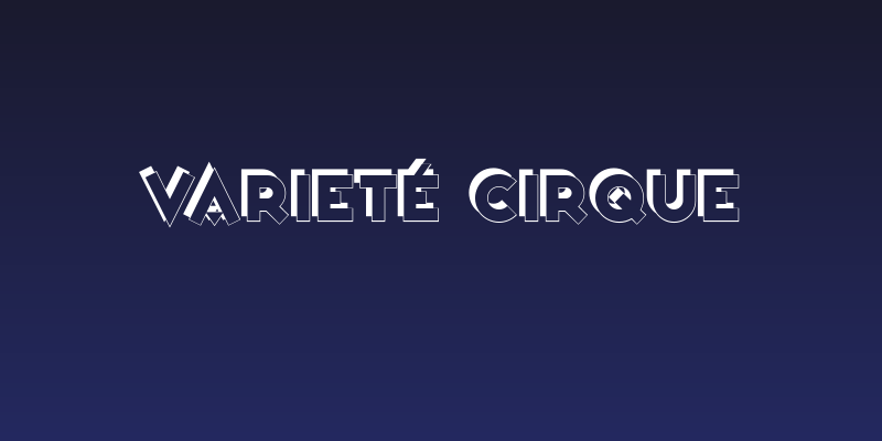 Varieté Cirque Social Header