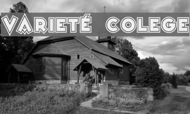 Varieté Colege Polices examples