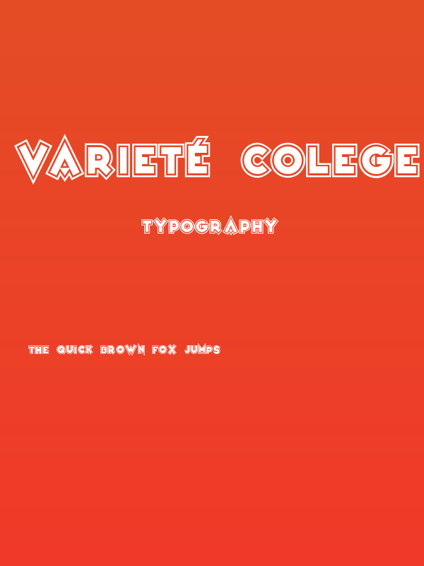 Varieté Colege Poster