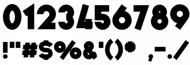 Varieté Conférencier Font OTHER CHARS