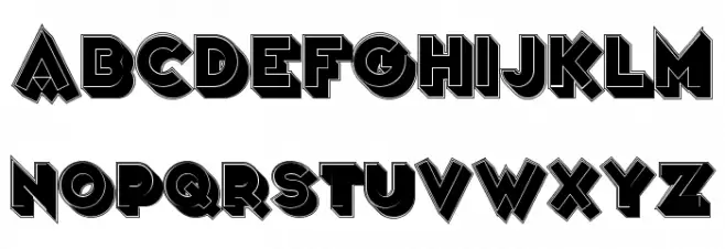 Varieté Folies Schriftart Groß