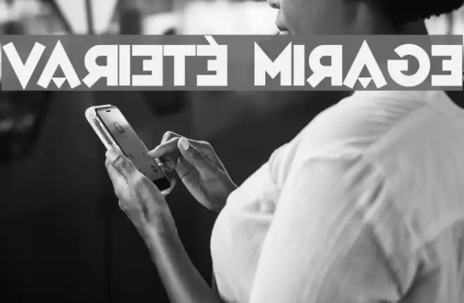 Varieté Mirage Font examples