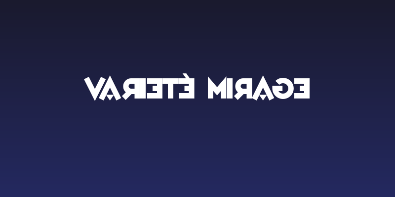 Varieté Mirage Social Header