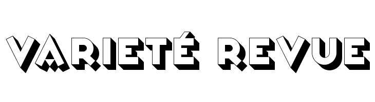 Varieté Revue  Скачать бесплатные шрифты
