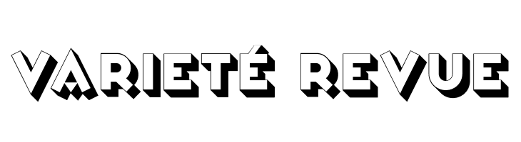 Varieté Revue  Скачать бесплатные шрифты