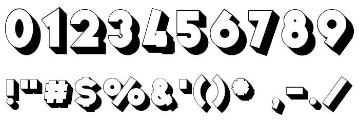 Varieté Revue Font OTHER CHARS