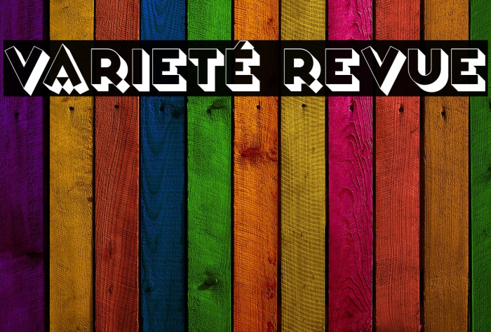 Varieté Revue Font examples
