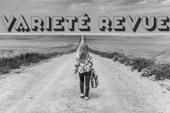 Varieté Revue Font examples