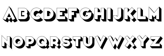 Varieté Revue Font LOWERCASE