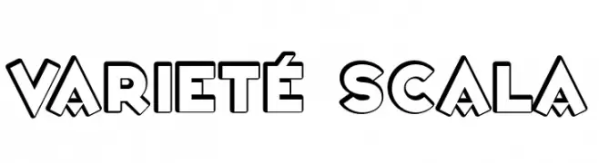Varieté Scala  Frei Schriftart Herunterladen