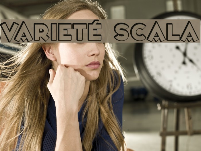 Varieté Scala Font examples