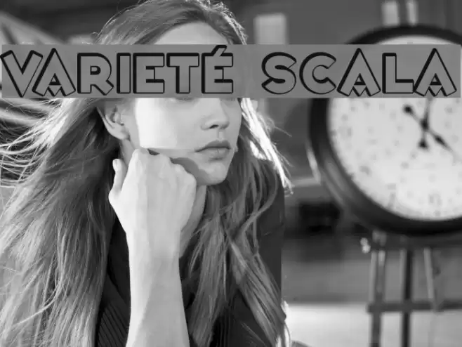 Varieté Scala Font examples