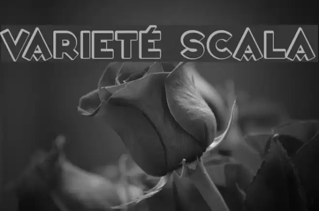 Varieté Scala Font examples