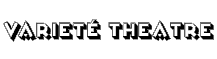 Varieté Theatre  Frei Schriftart Herunterladen