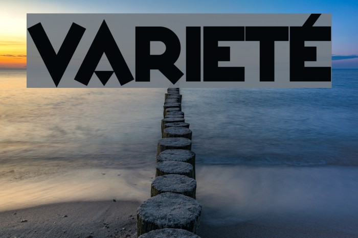 Varieté Caratteri examples
