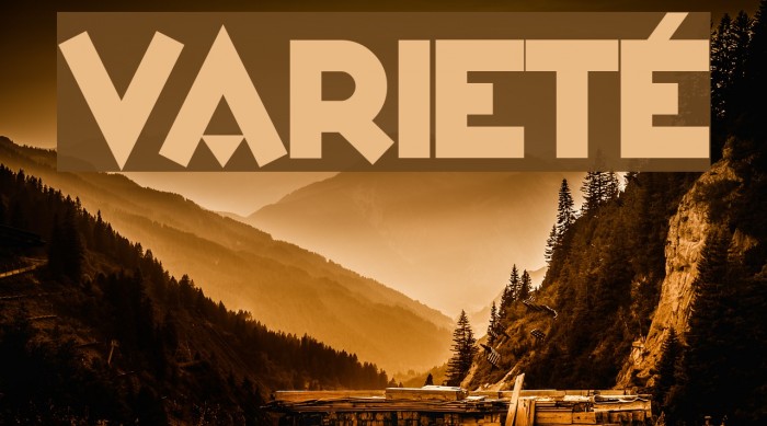 Varieté Caratteri examples