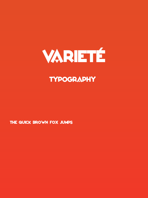 Varieté Poster