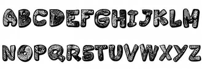 Variety Шрифта ВЕРХНИЙ