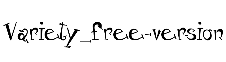 Variety_free-version  フリーフォントのダウンロード