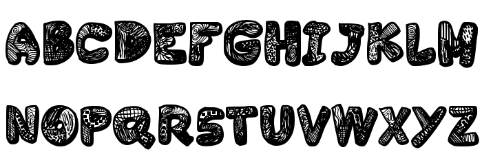 Variety Font LOWERCASE