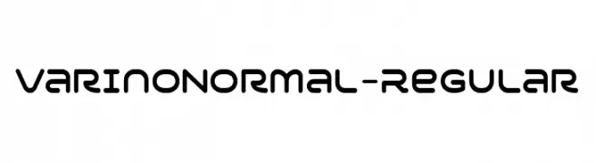 VarinoNormal-Regular  Скачать бесплатные шрифты
